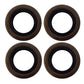 (4) Trailer Hub Wheel Double Lip Grease Seal E-Z Lube Axle 1.249" ID X 1.983" OD