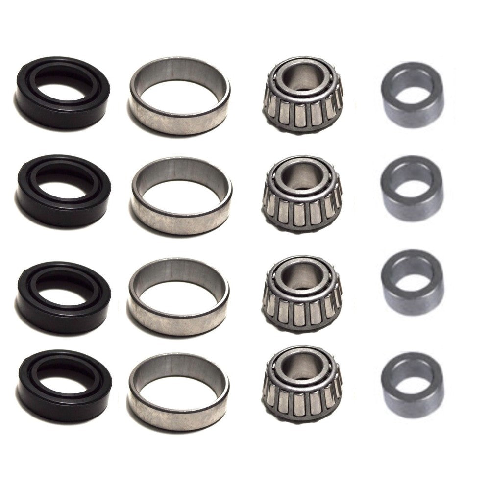 2PK Caster Wheel Bearing Kit 11x4-5 Tire for Wright Stander Mower 98460019