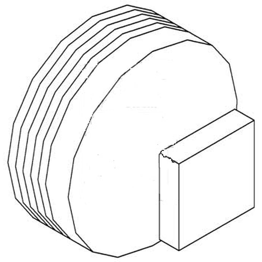 Red Front Hub Cap Fits Massey Ferguson Tractor TE20 TEA20 TO20 TO30