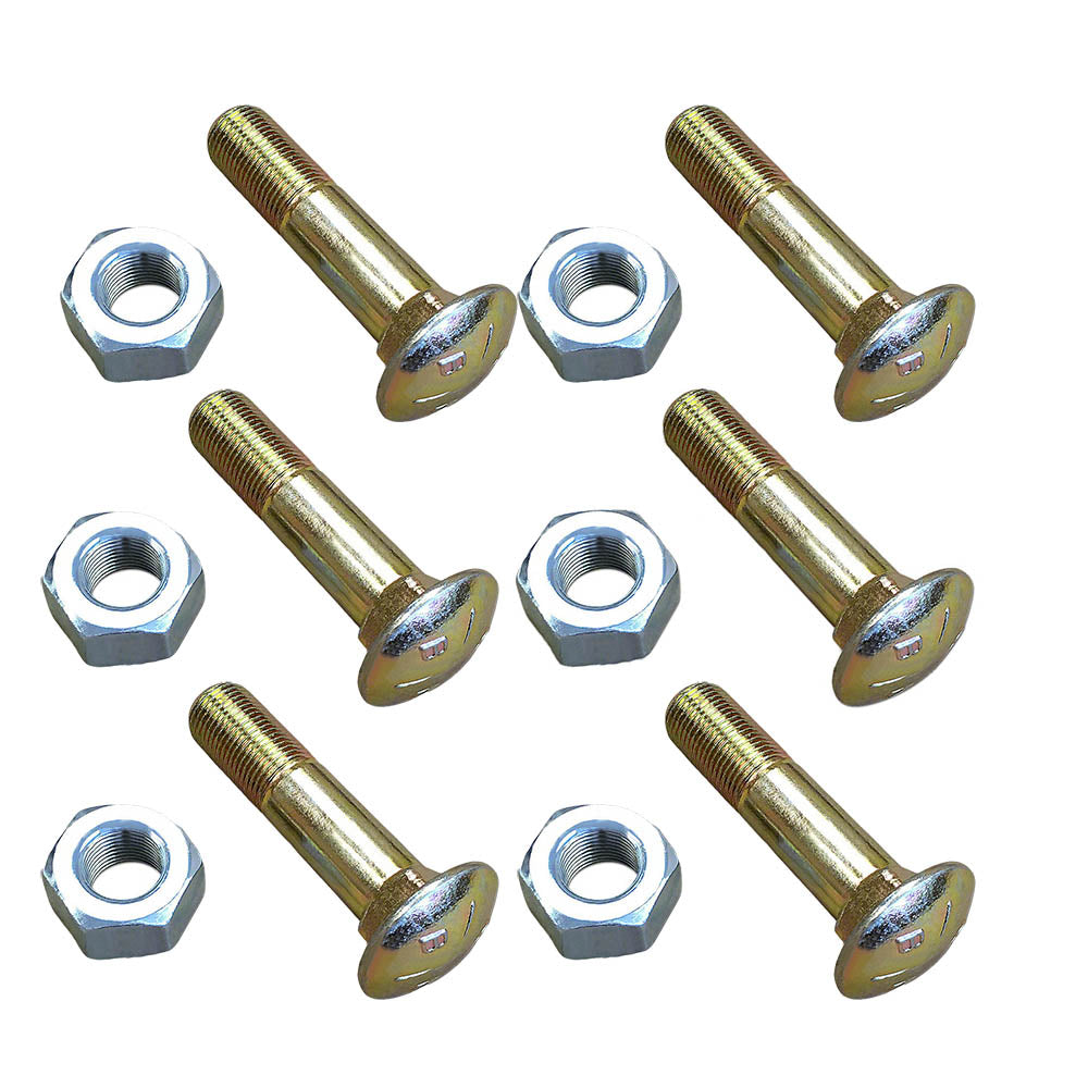 Qty 6: Rim Bolt with Nut Fits Cockshutt Replaces P5515