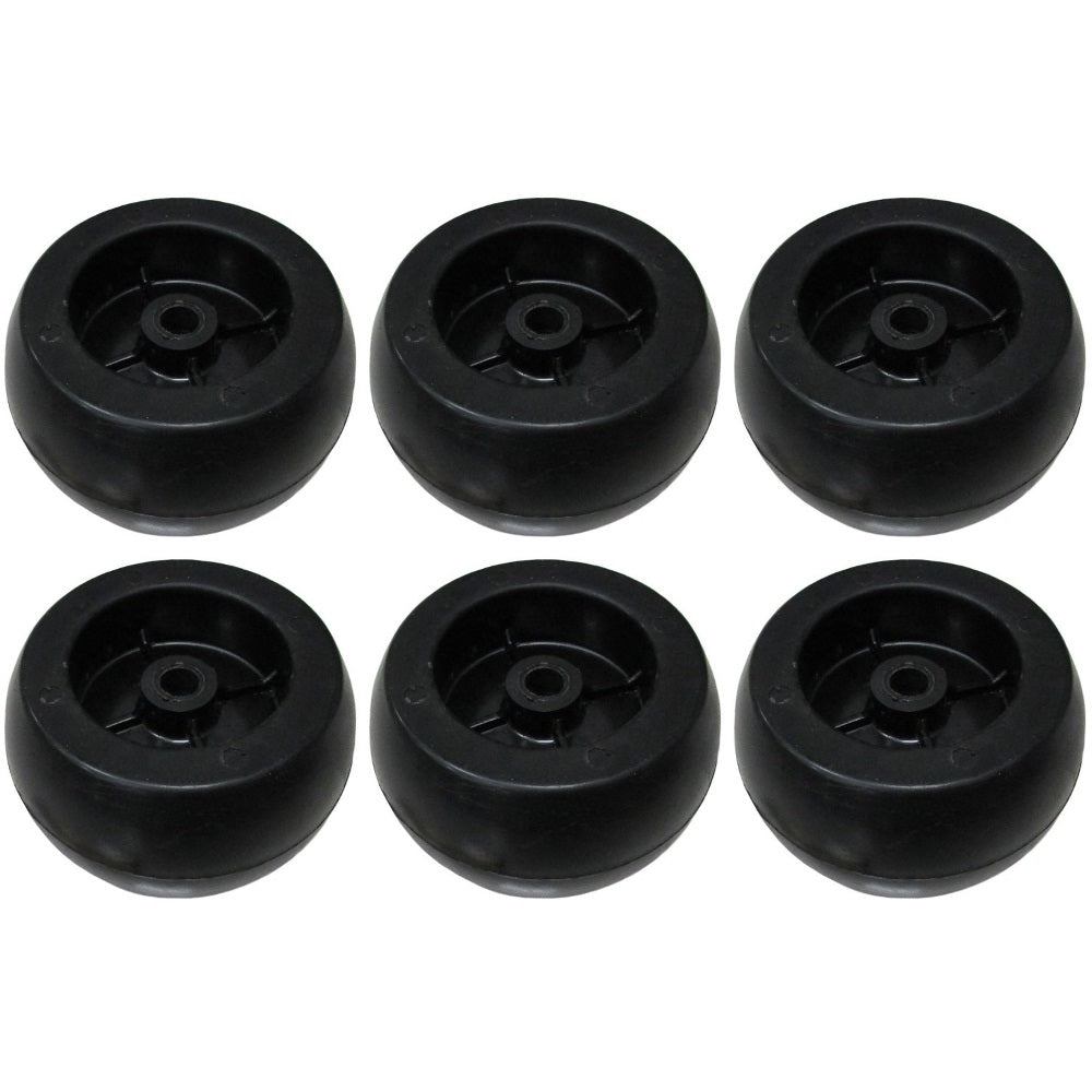 (Pack of 6) Deck Wheels & Bolts for Gravely 03471700, 03905600 & Hustler 31997