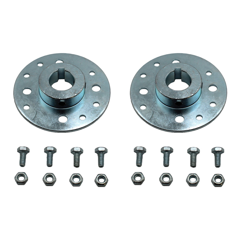 Set of 2 Sprocket Hub With Hardware Kits for Mini Bikes and More