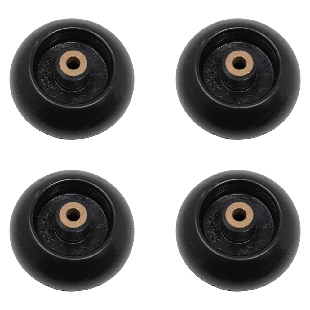 4 Plastic Deck Wheels Fits Cub Cadet 903-1890A 703-1890A