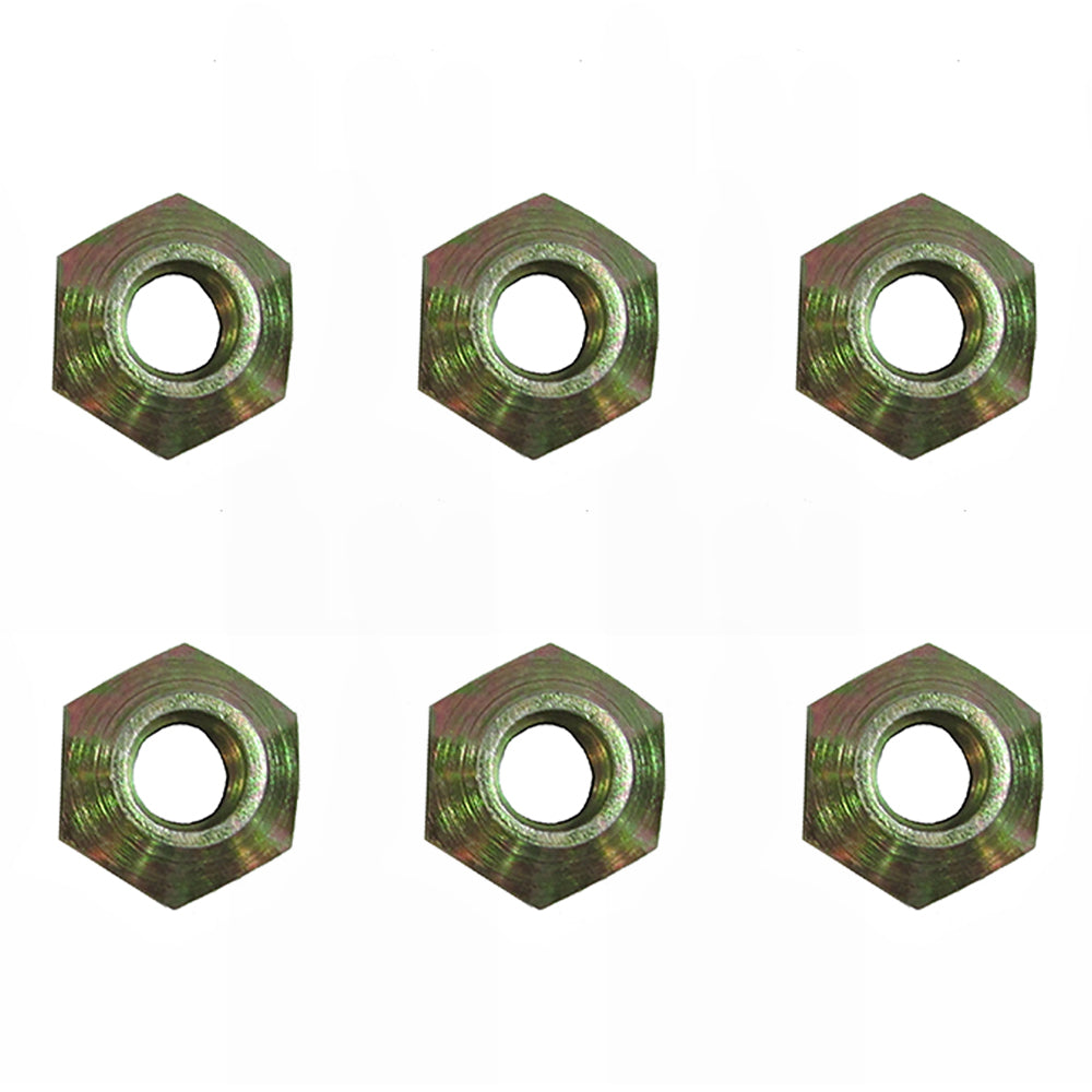 Six Wheel Nuts Replaces 195490M1 TO20, TO30, TO35 Fits Massey Ferguson