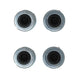 Qty 2: Axle Dust Grease Covers with Rubber Inserts (2 Sets) Fits Universal