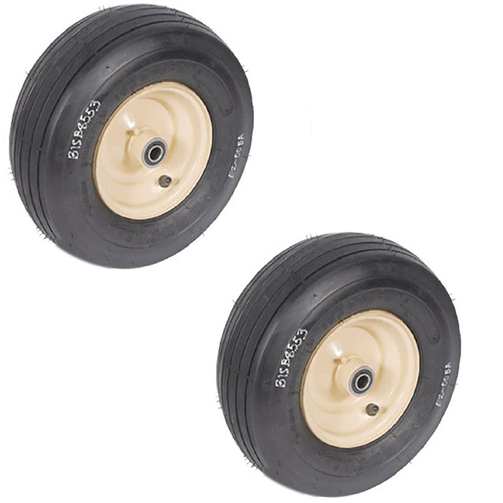 Qty 2: 13 x 5 x 6 Tubeless Tan Wheel Fits Scag Replaces 481860