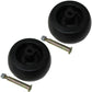 2pk Deck Wheel w Bolts For MTD Fits Cub Cadet RZT-50 LT1042 LT1046 LT1050 753-04