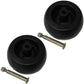 2 Pack Mower Deck 753-04856A Wheels & Bolts for MTD Fits Cub Cadet RZT54 RZT50 R