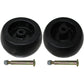 Qty 2: Deck Wheel Kit Fits MTD Replaces 115532