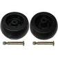 2 Pack Mower Deck 753-04856A Wheels & Bolts for MTD Fits Cub Cadet RZT54 RZT50 R