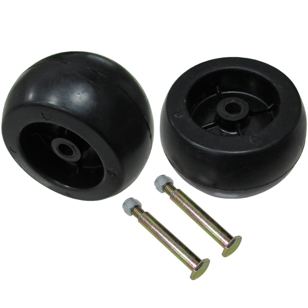 2 Pack Mower Deck Wheels & Bolts Fits Cub Cadet RZT50 RZT54 753-04856A 174873