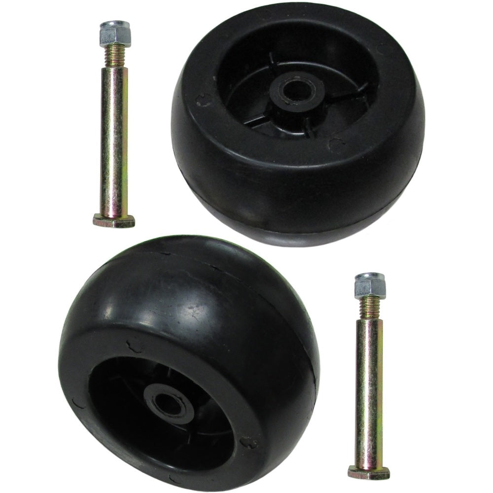 2 Pack Mower Deck 753-04856A Wheels & Bolts for MTD Fits Cub Cadet RZT54 RZT50 R