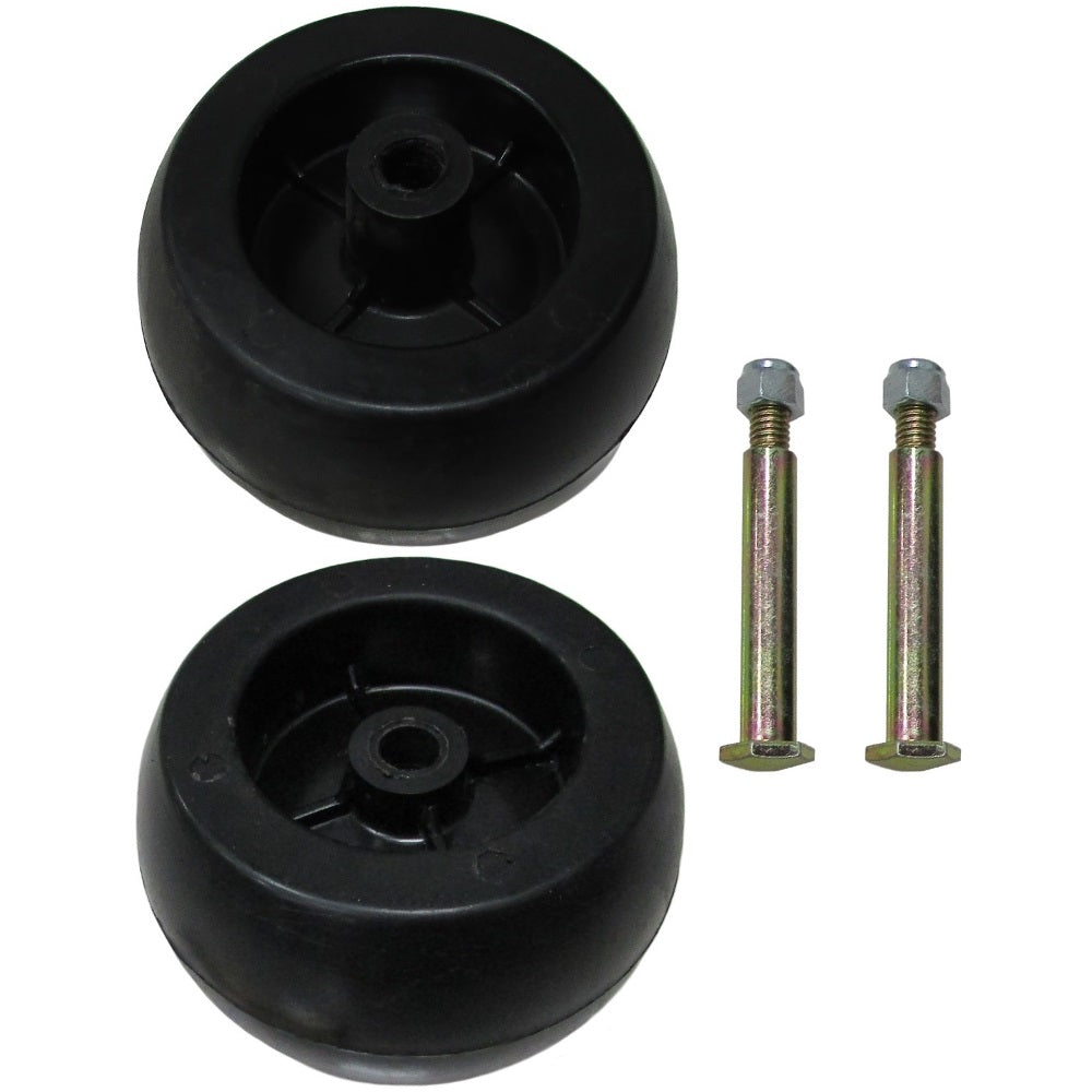 2 Pack Mower Deck 753-04856A Wheels & Bolts for MTD Fits Cub Cadet RZT54 RZT50 R
