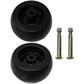 2 pk Deck Wheel Kit for Gravely Ariens Murray Fits John Deere MTD Fits Cub Cadet