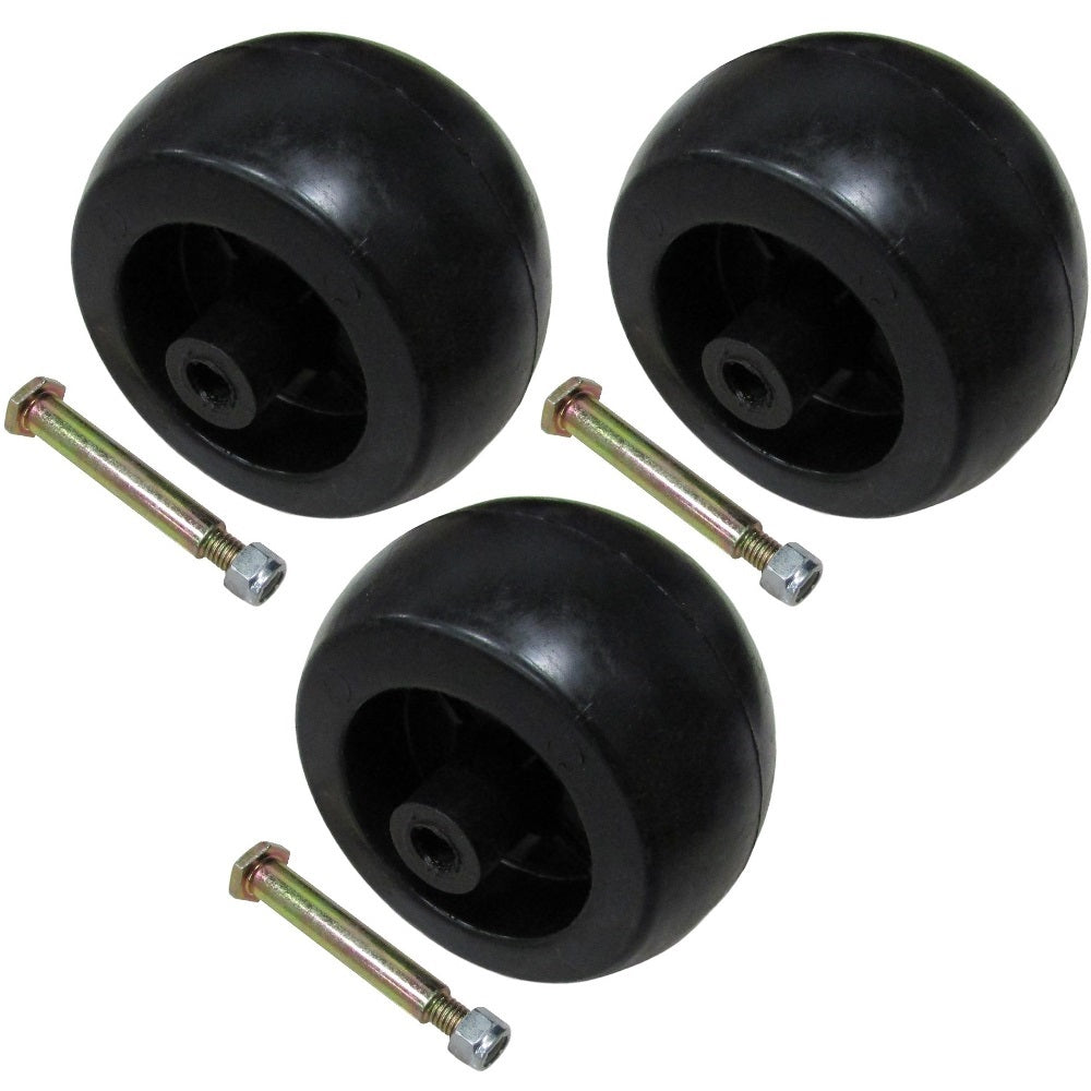 Qty 3: Deck Wheel Kit Fits MTD Replaces 115532