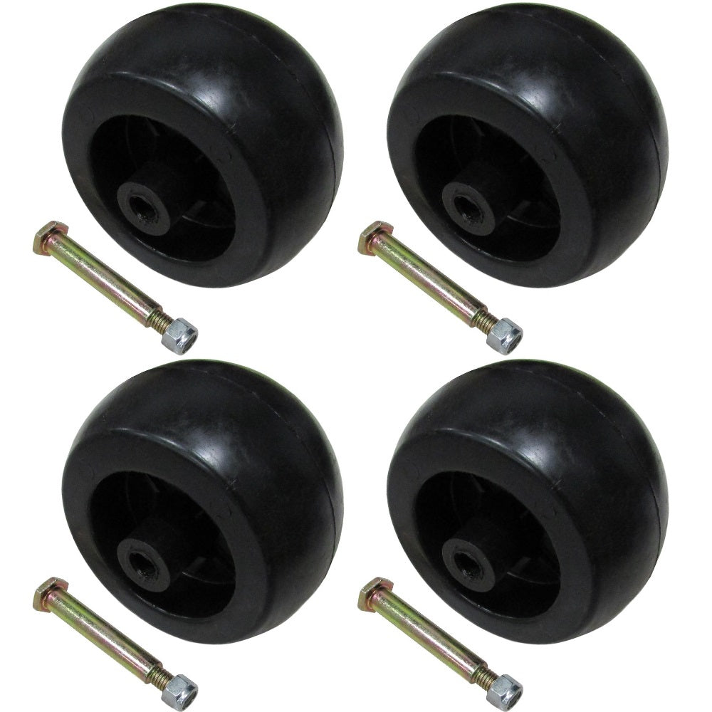 Set Of 4 Deck Wheels Fits Ariens Fits John Deere MTD Murray Snapper & Many Other