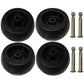 4 New DECK WHEELS  ROLLERS Fits John Deere Lawn Mower Tractor 38" 48" Deck