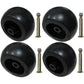 Qty 4: Deck Wheel Kit Fits Wright Replaces 72490001