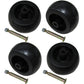 4 New DECK WHEELS  ROLLERS Fits John Deere Lawn Mower Tractor 38" 48" Deck