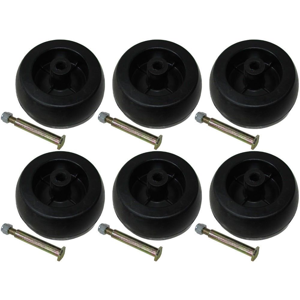 6PK Heavy Duty Mower Deck Wheels Bolts for RZT50 RZT54 LT1050 SLT1554 753-04856A