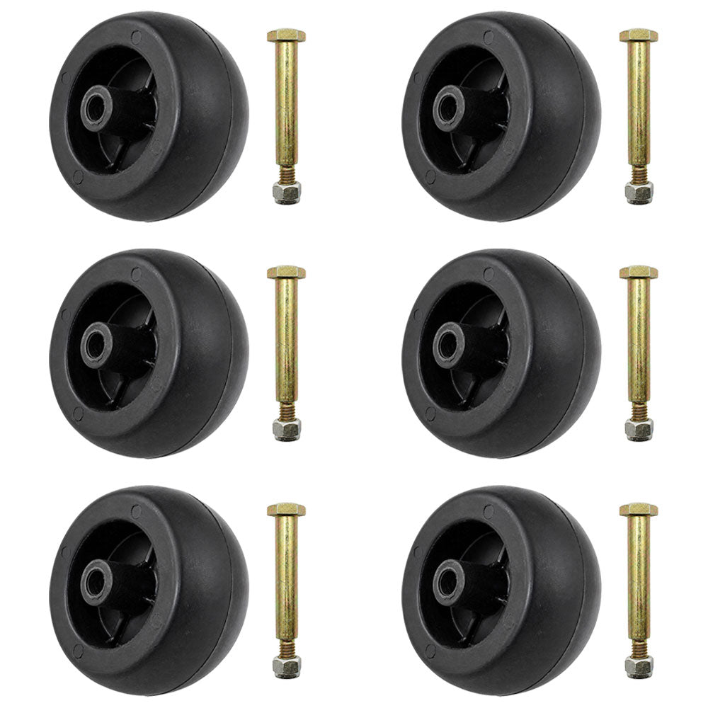 Qty 6: Deck Wheel Kit Fits John Deere Replaces AM116299