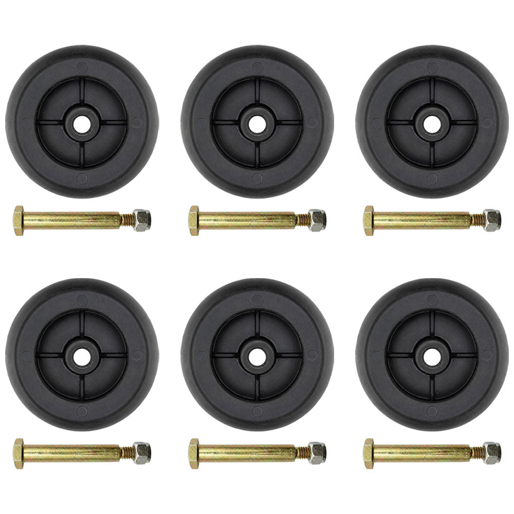 Qty 6: Deck Wheel Kit Fits Cub Cadet Replaces 734-04039A