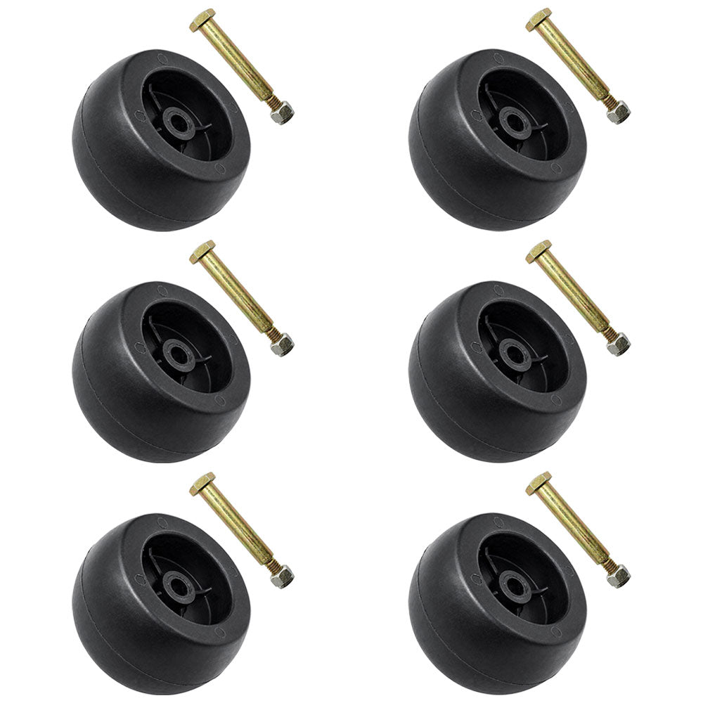 Qty 6: Deck Wheel Kit Fits Cub Cadet Replaces 734-04039A