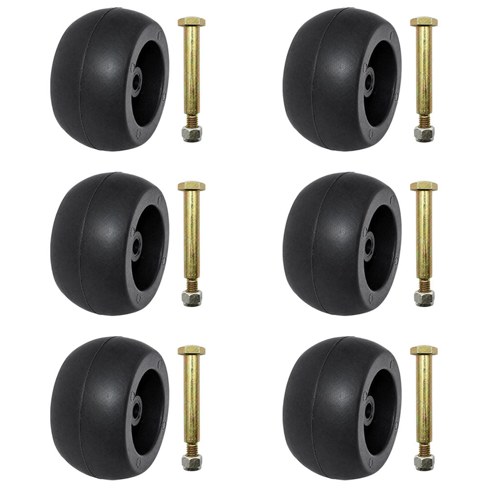Qty 6: Deck Wheel Kit Fits John Deere Replaces AM116299
