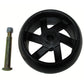 Smooth Mower Deck Wheel with Bolt & Nut Fits Husqvarna 174873 & 532174873