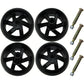 532174873 Pack of (4) 133957 5" Deck Wheels 174873 Fits Husqvarna 193406