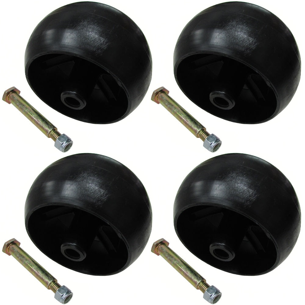 4/Four Deck Wheels W/Bolt & Nut Fits Husqvarna Replaces 174873 / 532174873