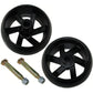 (2) 5" Deck Wheels Fits Husqvarna 174873 532174873 133957