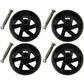4/Four Deck Wheels W/Bolt & Nut Fits Husqvarna Replaces 174873 / 532174873