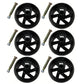 Qty 6: Spoked Deck Wheel Kit Fits AYP Replaces 174873