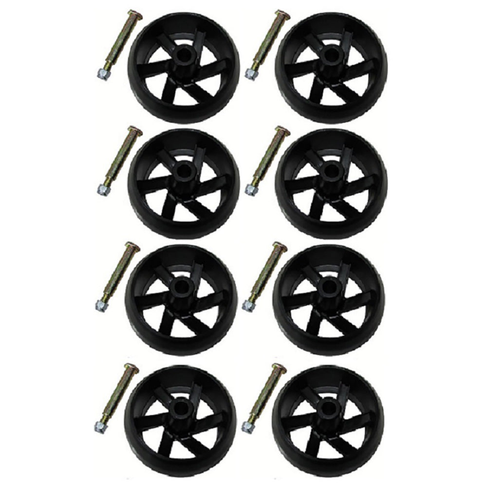 Qty 8: Spoked Deck Wheel Kit Fits AYP Replaces 174873