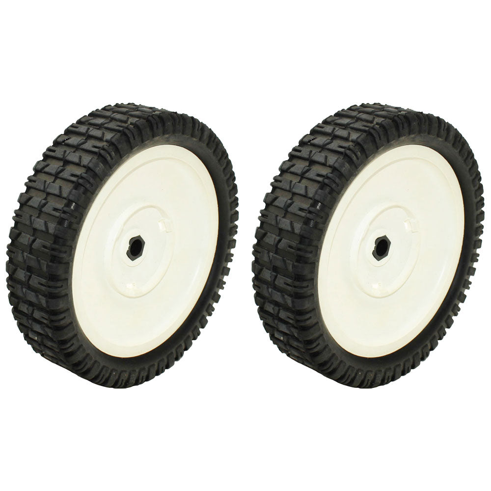 Set of 2 Front Drive Wheels 532403111 Fits Craftsman Self-Propelled Mowers