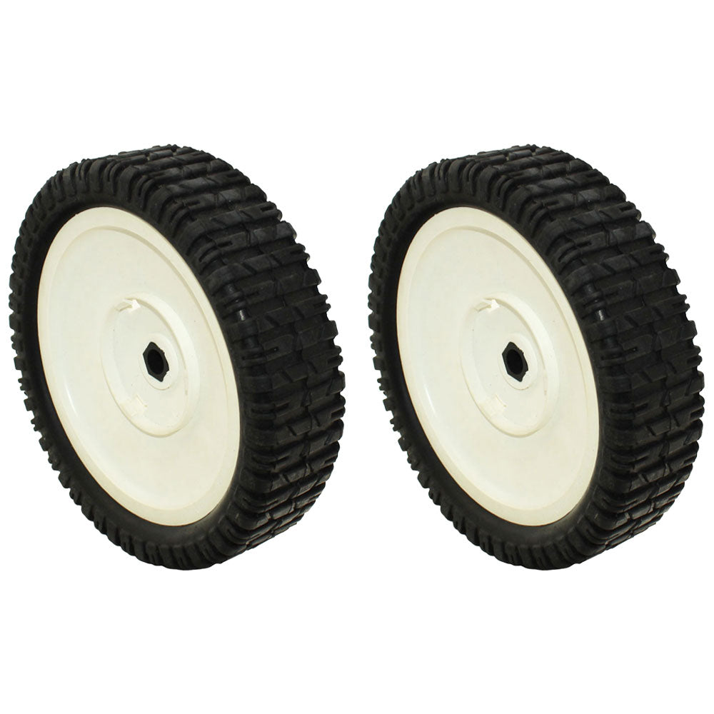 Set of 2 Front Drive Wheels 532403111 Fits Craftsman Self-Propelled Mowers