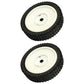 Set of 2 Front Drive Wheels 532403111 Fits Craftsman Self-Propelled Mowers