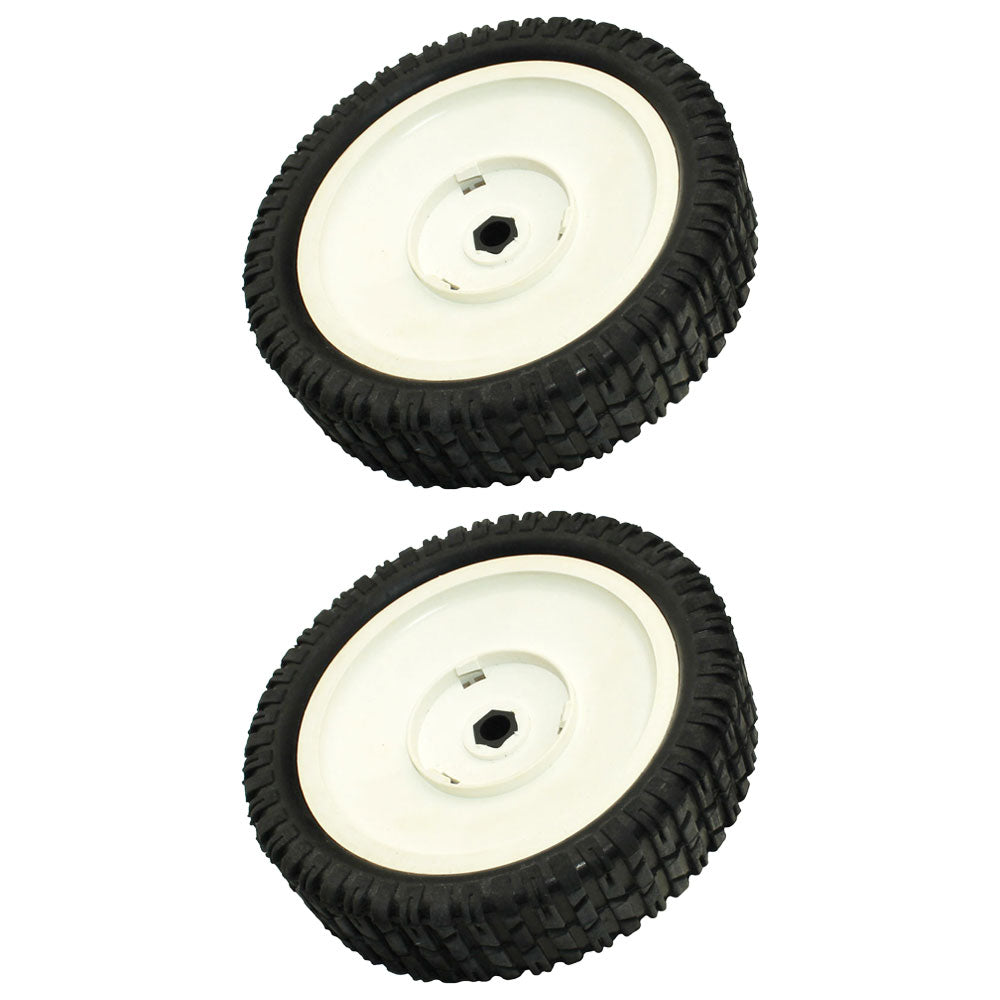 Set of 2 Front Drive Wheels 532403111 Fits Craftsman Self-Propelled Mowers