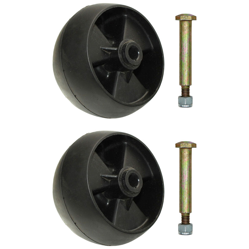 Qty 2: Deck Wheel Kit Fits Troy Bilt Replaces 734-04155