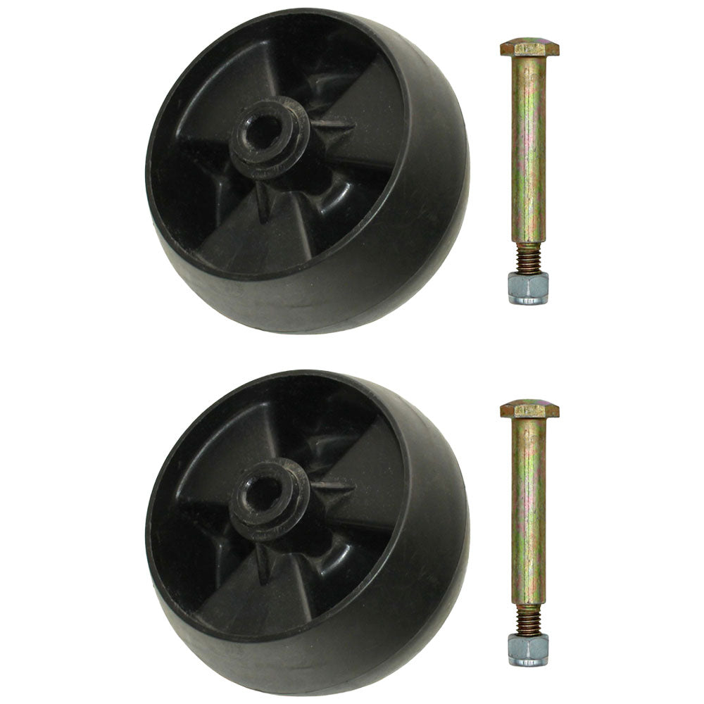 Qty 2: Deck Wheel Kit Fits White Replaces 734-04155