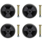 Qty 4: Deck Wheel Kit Fits Cub Cadet Replaces 734-04155
