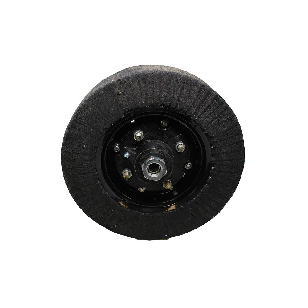 Cutter Tail Wheel AND Hub Assembly Bush Hog 15" Wheel 4 Bolt Hub 3/4" Shaft