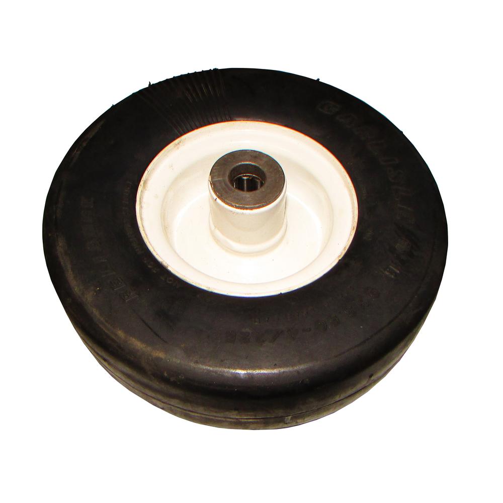 Flat Free Solid Tire Front Caster Wheel 9x3.50-4 Fits John Deere AM115510