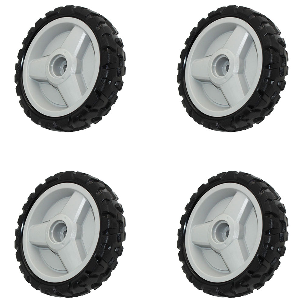 4 Pack 8" Drive Wheels for MTD Self Propelled Mower 734-05341 Repl. 490-322-0013