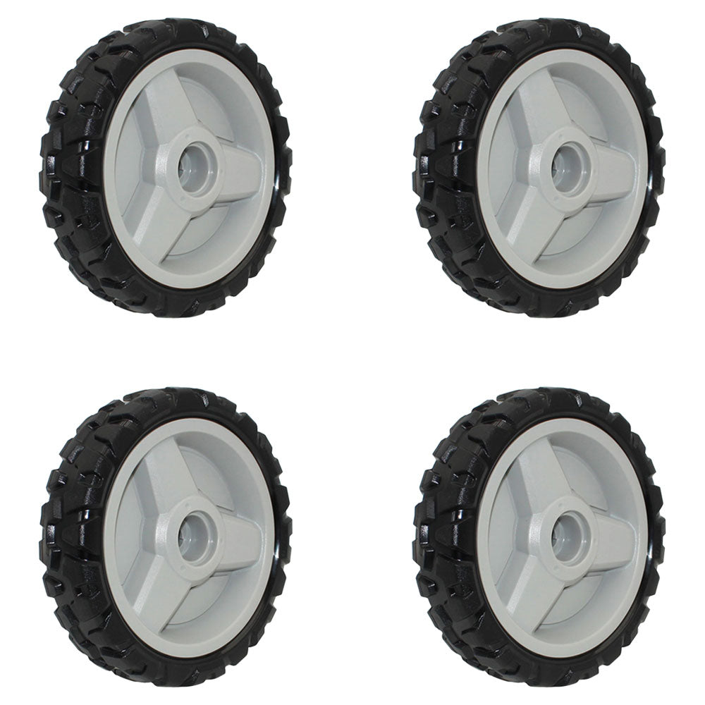 Qty 4: Drive Wheels
 Fits Troy Bilt Replaces 490-322-0013