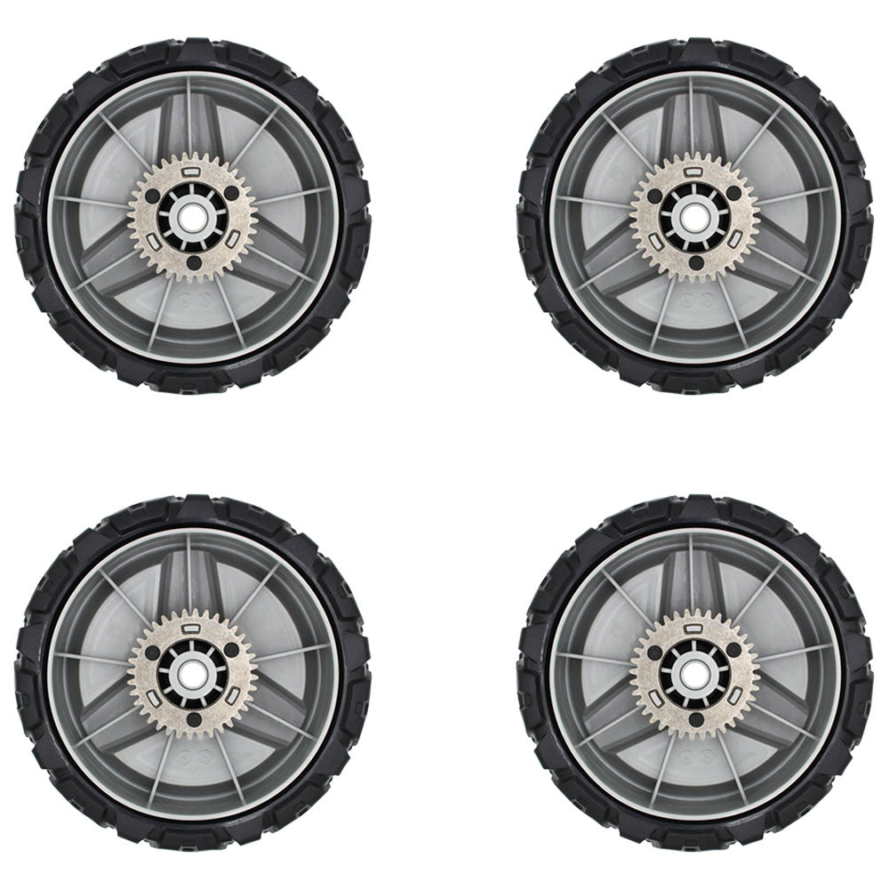 4 Pack 8" Drive Wheels for Troybilt Self Propelled Mower 734-05341 490-322-0013