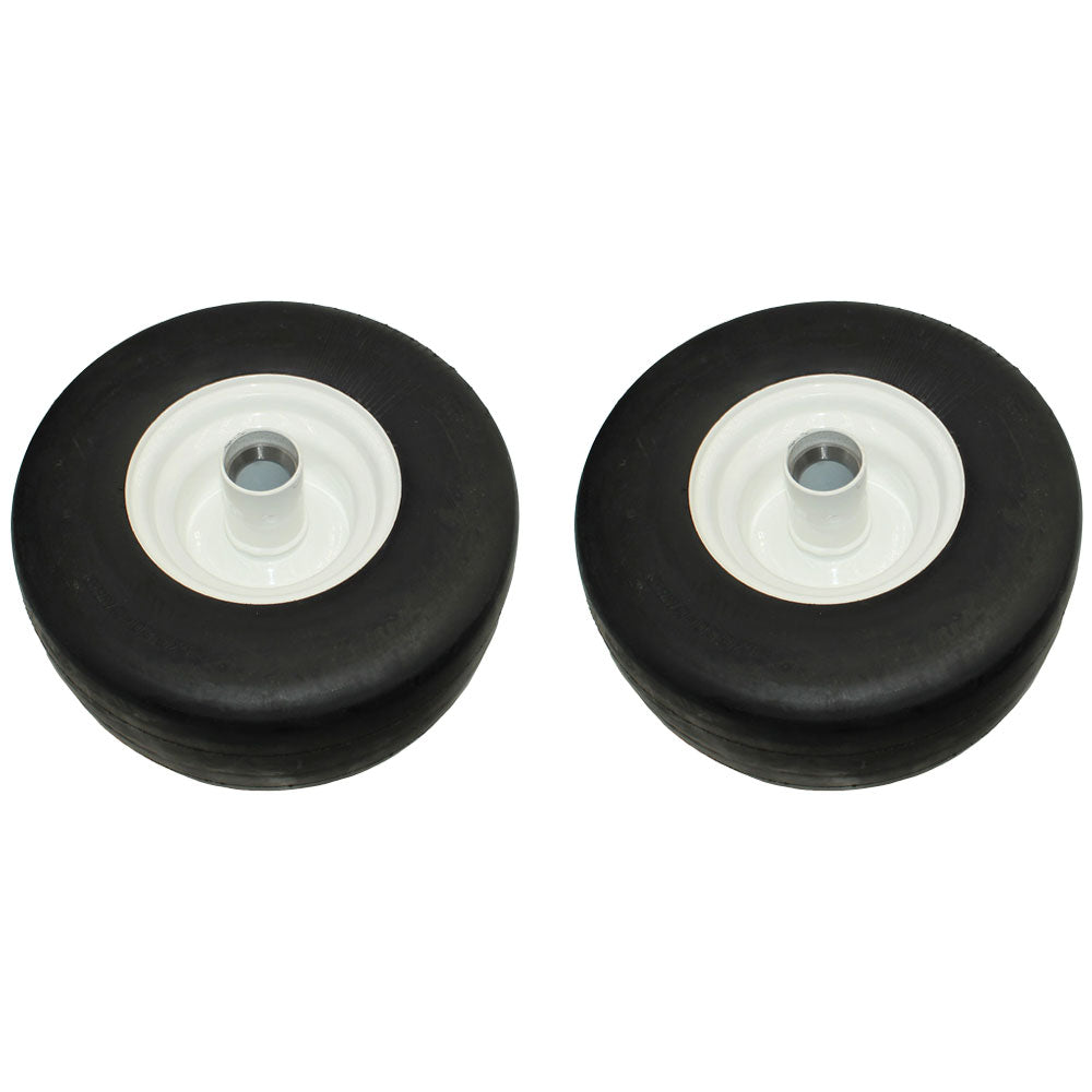 Qty. 2: Caster Wheel Assembly
 Fits Exmark Replaces 109-9124