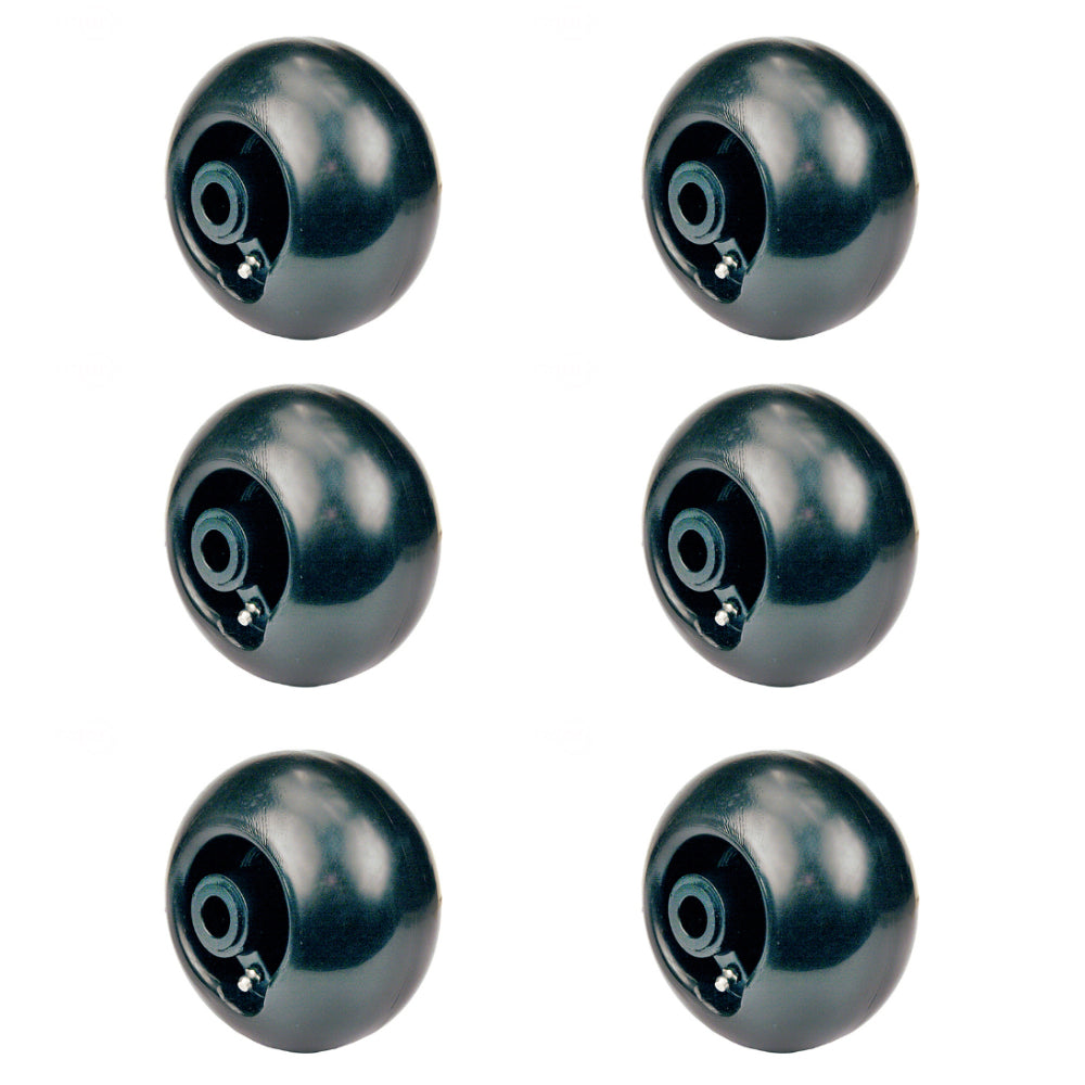 Qty 6: Plastic Deck Wheel Fits Kubota Replaces 14473