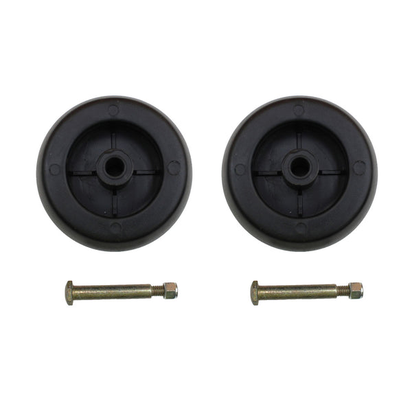 M84690 Lot of (2) Deck Wheels w/ Bolt & Nut Fits John Deere Mower